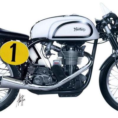 ชุดโมเดล Italeri 1/9 NORTON MANX 4602