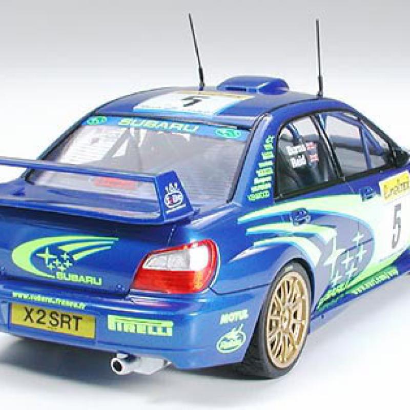 Tamiya 1/24 Subaru Impreza WRC 2001 model