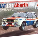 Italeri 1/24 Fiat 131 Abarth 1977 San Remo 冠軍模型