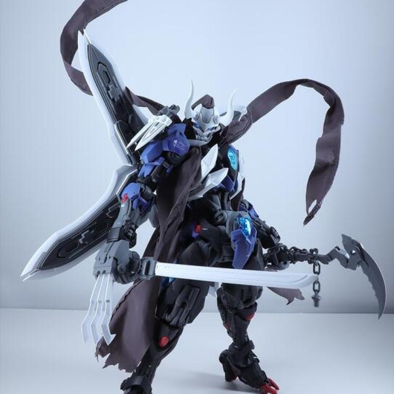 和模線 - 超限零點 第二彈 1/100 忍者 孤影 套裝版 組裝模型 【套裝版】(附特典：武器、閃電特效件)