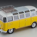 1/24 โมเดลรถแวน Volkswagen T2 ชุดโมเดลรถแวนบัสขนาดเล็ก