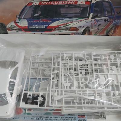 โมเดลรถแข่ง Mitsubishi Lancer Evo III GSR 1996 มาเลเซียราลลีแมนฯ 1/24 โดย Hasegawa