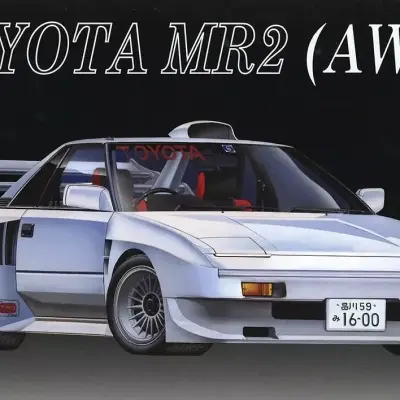 富士美1/24豐田MR2 AW11模型套件