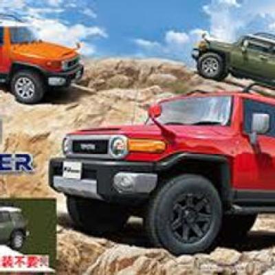FJ Cruiser dual-tone dark green model
