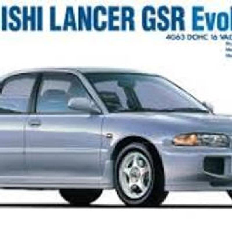1/24 รถจำลอง มิตซูบิชิ Lancer GSR Evolution III