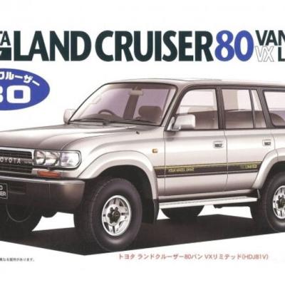 โมเดล Toyota Land Cruiser 80 VX Limited Edition มาตราสวัสดิ์ 1/24 จาก Fujimi Beauty