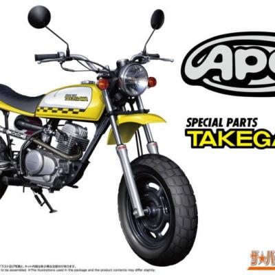 โมเดลรถจักรยานยนต์ Honda Ape 50 '06 ขนาด 1/12 รุ่นปรับแต่งโดย Wu Chuan