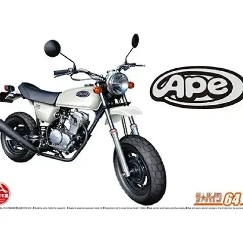 โมเดลรถจักรยานยนต์ Honda AC16 Ape '06 ของ Qingdao มาตราส่วน 1/12