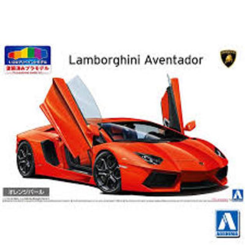 โมเดลรถยนต์สถิติ 1/24 ของ Lamborghini Aventador จาก Qingdao