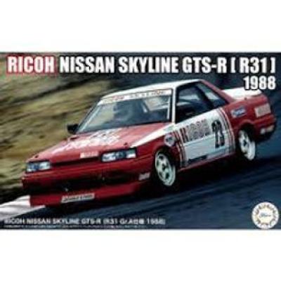1/24 โมเดลรถยนต์ชุดประกอบของริโกะนิสสกายไลน์ GTS-R