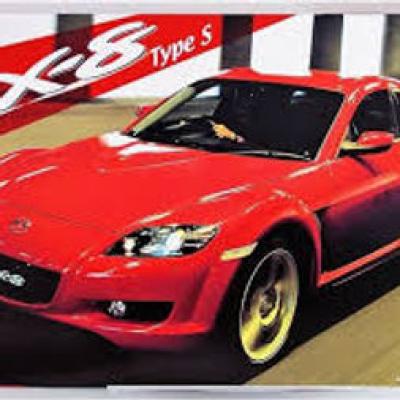 ชุดโมเดลรถยนต์มาสด้า RX-8 Type S ขนาด 1/24 จาก Fujimi Beauty