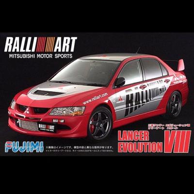 Fujimi 1/24 Mitsubishi Lancer Evo VIII Ralliart model kit