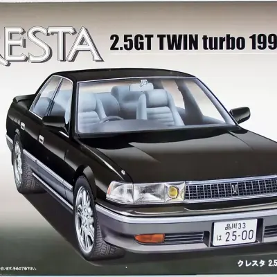 富士美1/24豐田Cresta 2.5GT雙渦輪1991模型