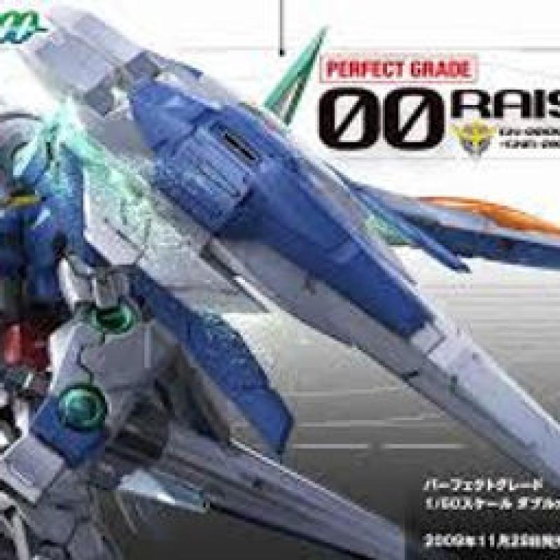 BANDAI 1/60 PG 00 Raiser ชุดโมเดลกันดั้มสเกล 1/60 00 Raiser