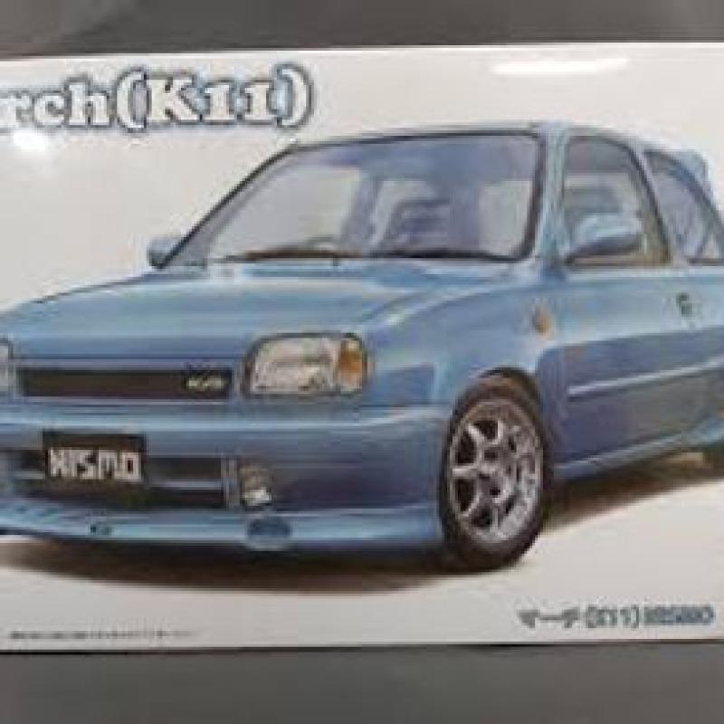1/24 รุ่นรถยนต์ Nissan March K11 NISMO โมเดลชุดประกอบ ID-295