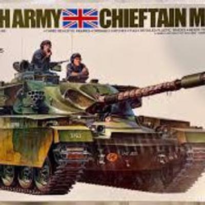 田宮1/35英國酋長Mk.5坦克模型