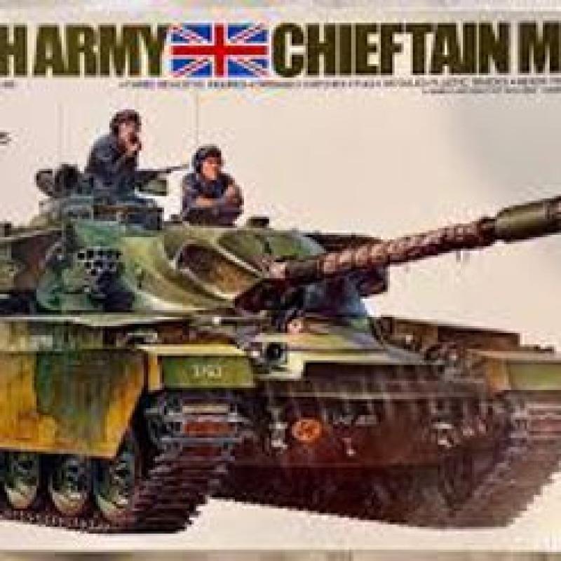田宮1/35英國酋長Mk.5坦克模型