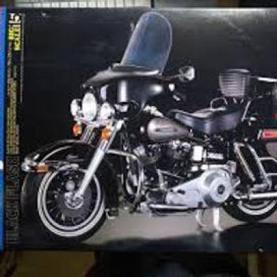 田宮1/6哈雷FLH經典黑色模型