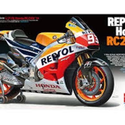 โมเดลรถ RC213V'14 ของฮอนด้าขนาด 1/12 จาก Tamiya