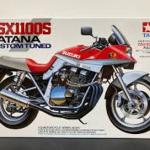 โมเดล ทรงพลัง 1/12 ของ Tamiya Suzuki GSX1100S Katana Custom Tuned