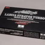โมเดลสีเงินของ Tamiya 1/24 Lancia Stratos Turbo