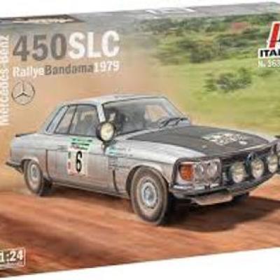 Italeri 1/24 賓士450SLC Bandama拉力賽模型