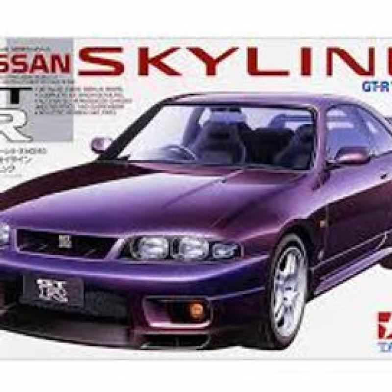 Tamiya 1/24 Nissan Skyline GT-R V-Spec โมเดลชุดประกอบบ้าน