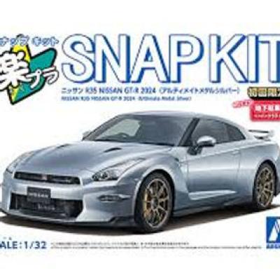1/32 Nissan GT-R R35 2024 Ultimate Metal Silver Model Car