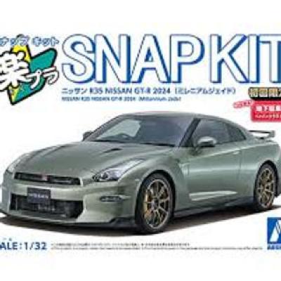 1/32 Nissan GT-R R35 2024 Millennium Jade model