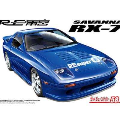 1/24 RE雨宮 FC3S RX-7 '89 รถโมเดลมาสด้าของ Mazda