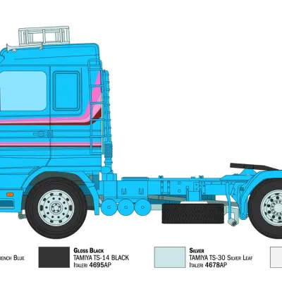 ชุดโมเดล Italeri IT-3950S 1/24 Scania R143 M500 Steamline 4x2