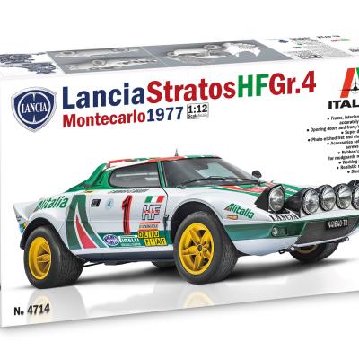 ชุดโมเดล Italeri 4714S 1/12 Lancia Stratos HF Gr.4 Monte Carlo Rally 1977
