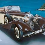 Italeri 1/24 Mercedes-Benz 540K 老爺車模型套裝