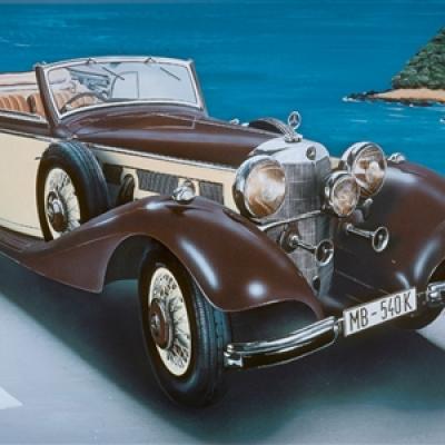 ชุดโมเดล ITALERI MERCEDES BENZ 540K - 3701S