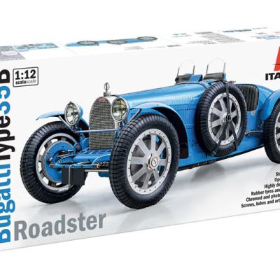 Italeri 4713S 1/12 Bugatti 35B Roadster high-detail assembly model