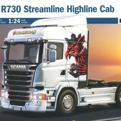 ชุดโมเดล Italeri IT-3932S 1/24 Scania R730 Streamline-Highline Cab